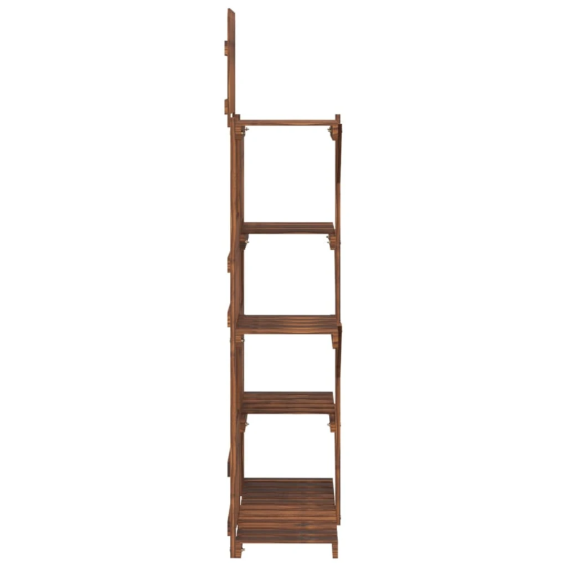 vidaXL puķu statīvs, 60x25x130 cm, egles masīvkoks