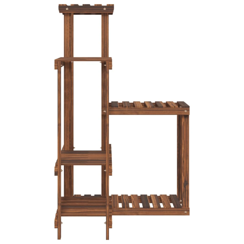 vidaXL puķu statīvs, 62,5x61,5x101,5 cm, egles masīvkoks