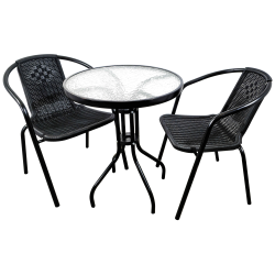 Dārza komplekts, galds ar 2 krēsliem