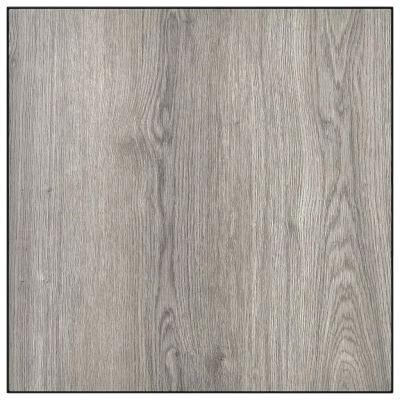 vidaXL dārza kafijas galdiņš, pelēks, 55x55x31 cm, DPC, tērauds