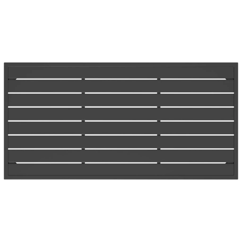 vidaXL dārza kafijas galdiņš, antracītpelēks, 110x55x35 cm, tērauds