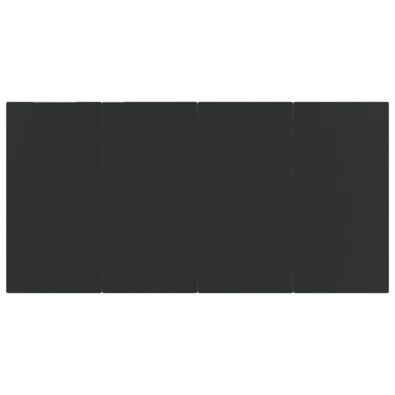 vidaXL 5-daļīgs dārza mēbeļu komplekts, melns, brūns, PE rotangpalma