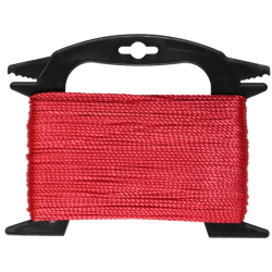 Aukla vīta polipropilēna ,sarkana,, 2mm. 50M