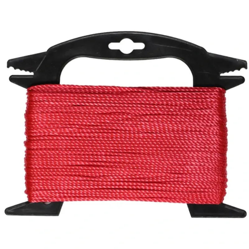 Aukla vīta polipropilēna ,sarkana,, 2mm. 50M