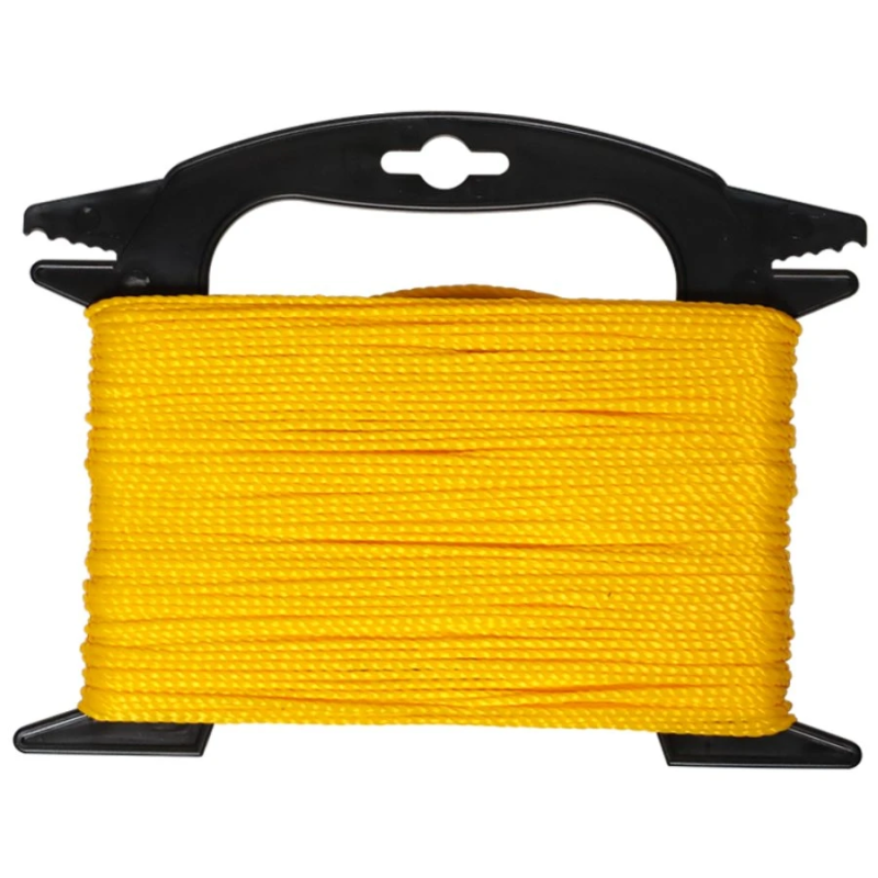 Aukla vīta polipropilēna ,dzeltena,, 2mm. 50M