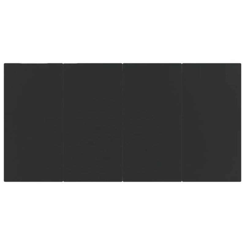 vidaXL 5-daļīgs dārza mēbeļu komplekts, tumši pelēka PE rotangpalma