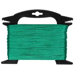 Aukla vīta polipropilēna ,zaļa,, 2mm. 50M