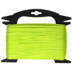 Aukla vīta polipropilēna ,neona,, 1.5mm. 150M