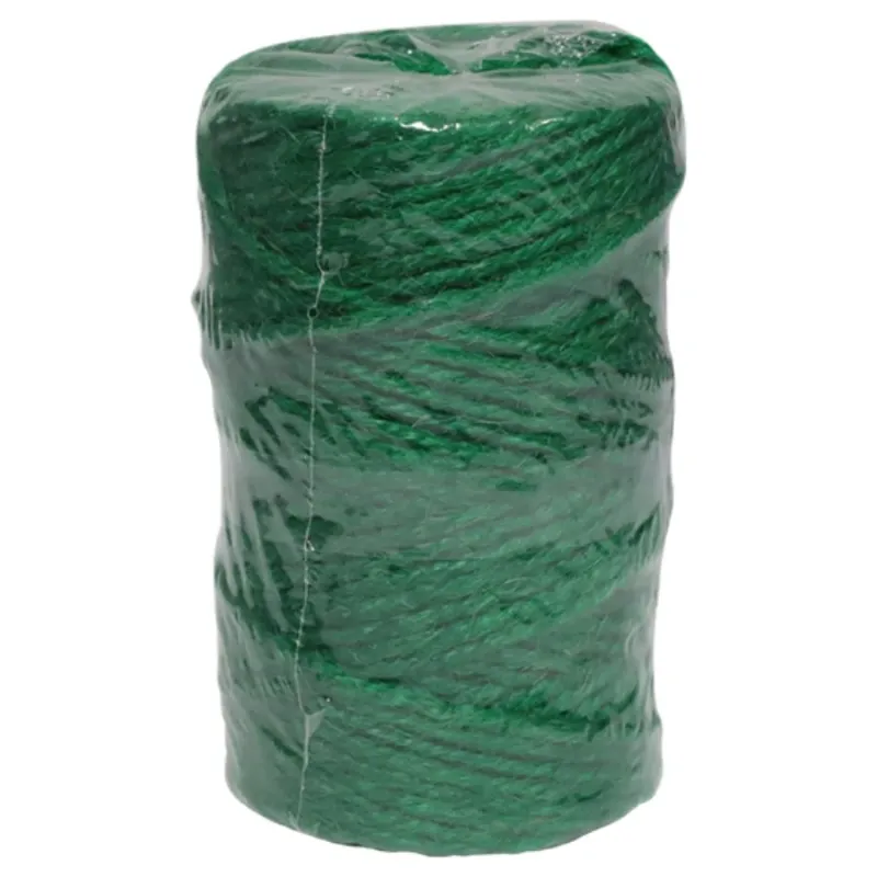 Aukla džutes, 2-pavedienu savīta, zaļa, 2mmx100m