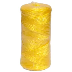 Aukla polipropilēna ''iesaiņošanai'',dzeltena 100m