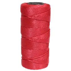 Red twisted polypropylene rope 1 mmx100m