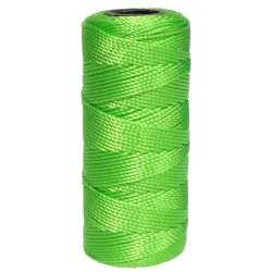 1 mm x 100 m neoninė žalia polipropileno virvė