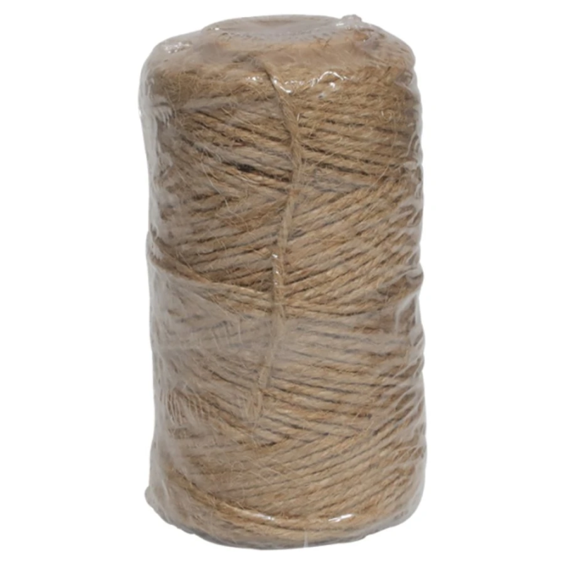 Aukla džutas, 3-pavedienu savīta, brūna, 100m