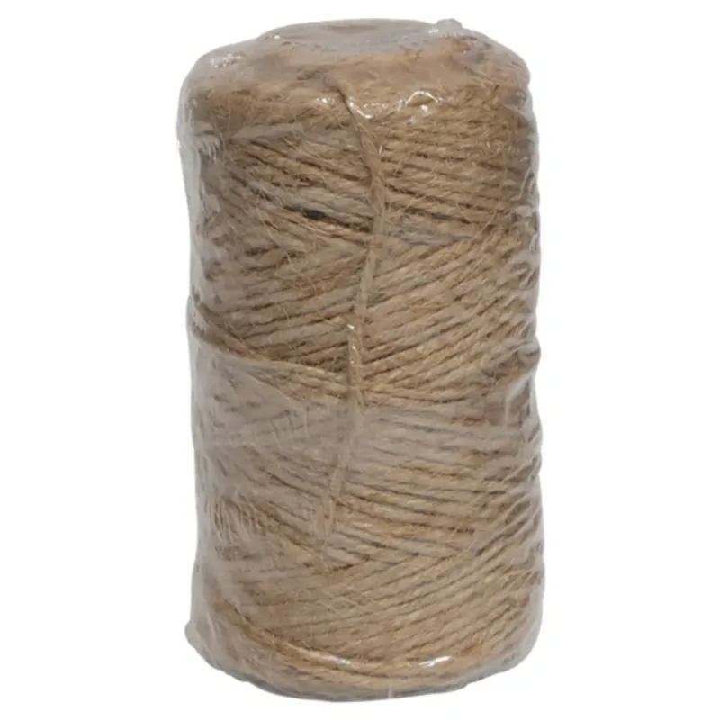 Aukla džutas, 3-pavedienu savīta, brūna, 100m