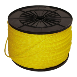 Aukla 5mmx638m polipropilēna dzeltena 1m ,638,