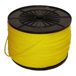 Aukla 5mmx638m polipropilēna dzeltena 1m ,638,