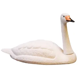 Dārza dekors Gulbis 88x36x43cm, balts