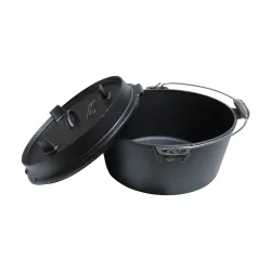 Čuguna katls ar vāku 4.7 L