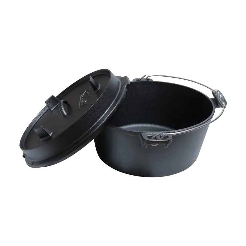 Čuguna katls ar vāku 4.7 L