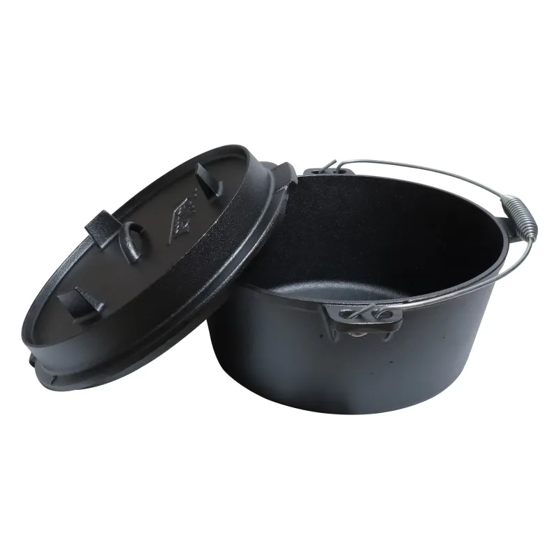 Čuguna katls ar vāku 7 L