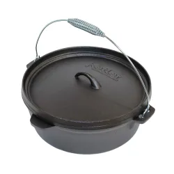 Čuguna katls ar vāku 6 L