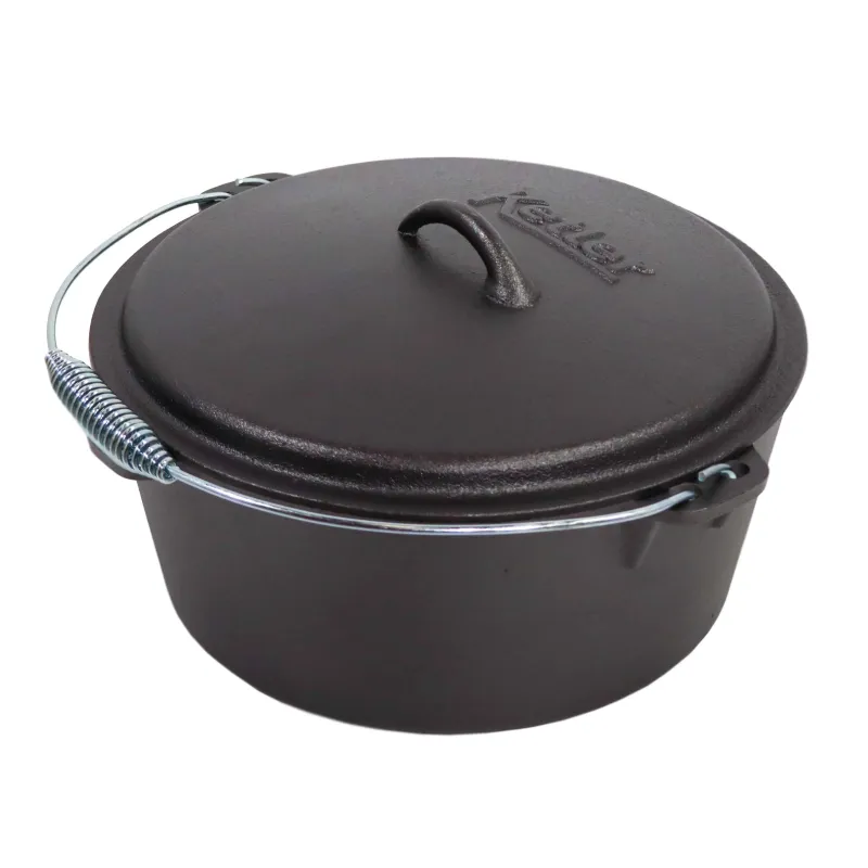 Čuguna katls ar vāku 8.5 L