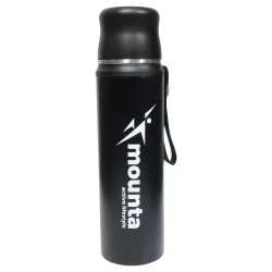 Termoss 1000ml melns max. 15 stundas