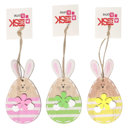 Dekors Ola koka karināma, 6x12cm, 3veidi