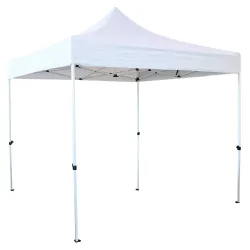 Dārza nojume 3x3m balta