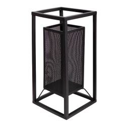 Laterna metāla Livio 20x20x40cm, melna
