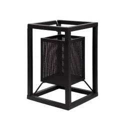 Laterna metāla Livio 16x16x25cm, melna