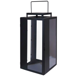 Laterna metāla Riga 20x20x45cm, melna