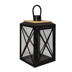 Laterna Monto 20x20x35cm, melna