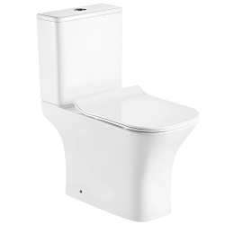 WC pods AB ZT-1215 3-6l, rimless, ar UF Slim SC vāku