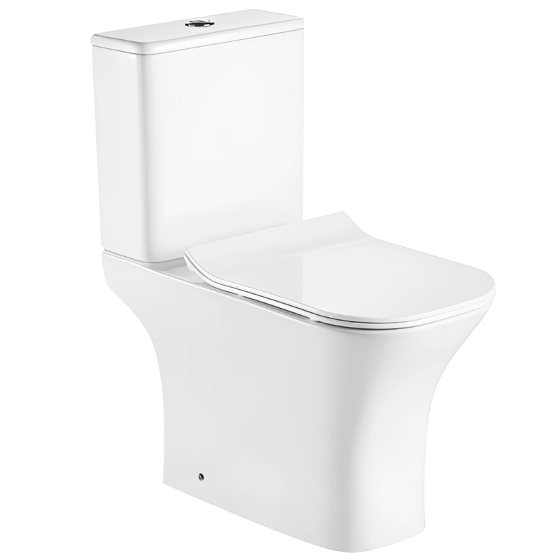 WC pods AB ZT-1215 3-6l, rimless, ar UF Slim SC vāku