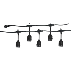 Dekoratīva lampu virtene, 15m gara, bez spuldzēm