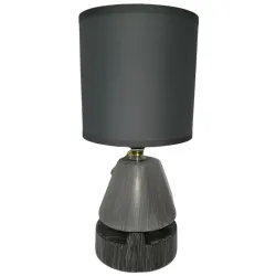 Keramiskā galda lampa, 60W, E14, pelēka BESK