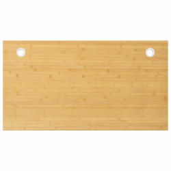 vidaXL rakstāmgalda virsma, 110x60x4 cm, bambuss