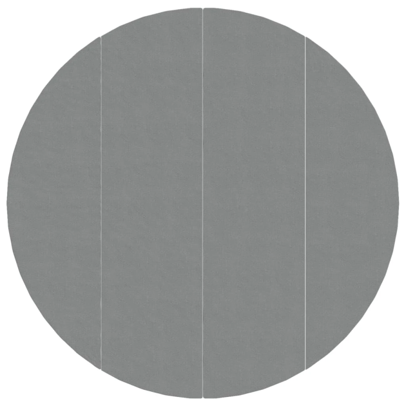 vidaXL baseina pamatnes aizsargs, gaiši pelēks, DIA500 cm, ģeotekstils