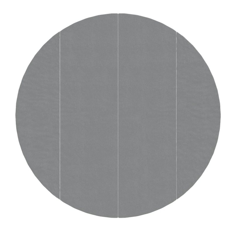 vidaXL baseina pamatnes aizsargs, gaiši pelēks, DIA458 cm, ģeotekstils