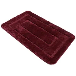 Vannas istabas paklājs 50x80cm 100% mikrošķiedras, sarkans