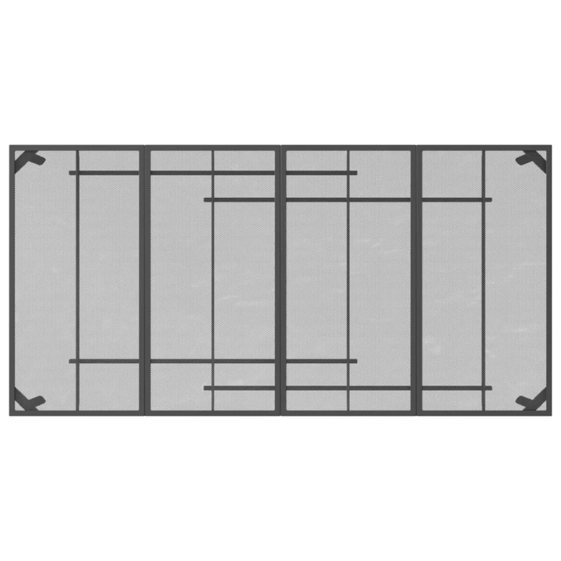 vidaXL dārza galds, antracītpelēks, 200x100x72 cm, tērauda siets