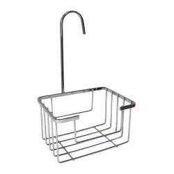 Plaukts sienas karināms 280x170x130mm, hromēts