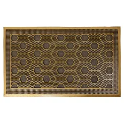 Kājslauķis 45x75cm gumijas zelta brūns