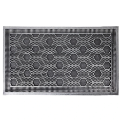 Kājslauķis 45x75cm gumijas pelēks