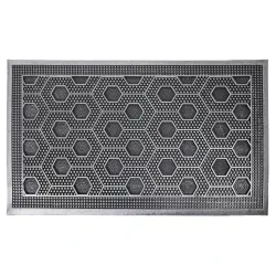 Kājslauķis 45x75cm gumijas pelēks