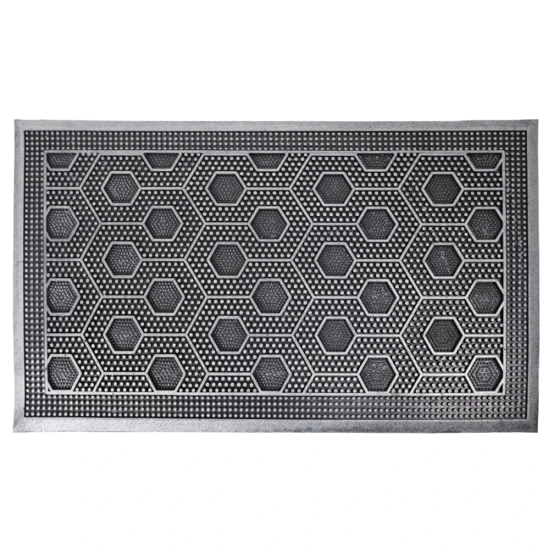 Kājslauķis 45x75cm gumijas pelēks