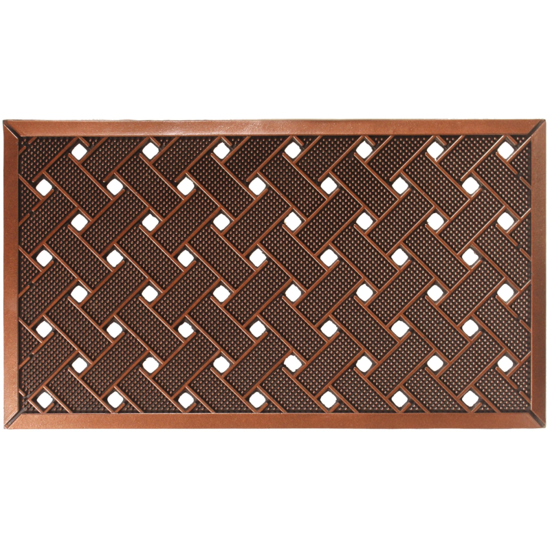 Kājslauķis 40x70cm gumijas zelta brūns