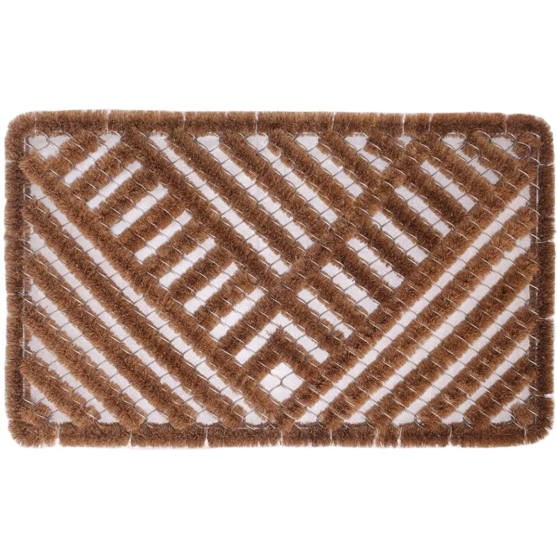 Kājslauķis 45x75cm ar kokosšķiedru birstēm