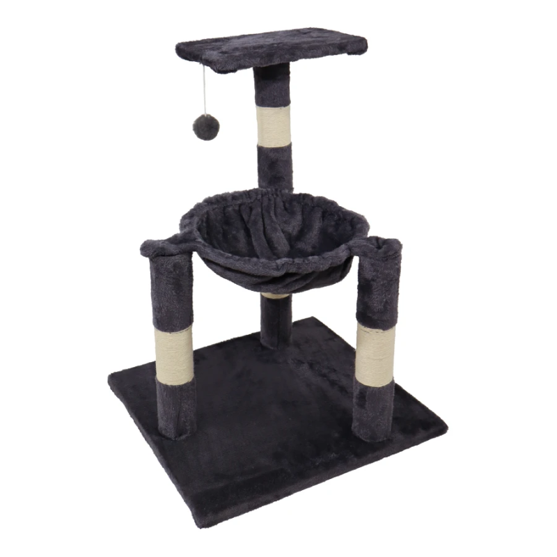 Kaķu nagu asināmais stabs ar guļvietu 48x45x67cm